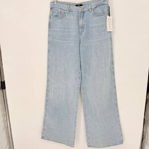 7 for all mankind Women's Jeans Trousers Wide Leg Size 30
